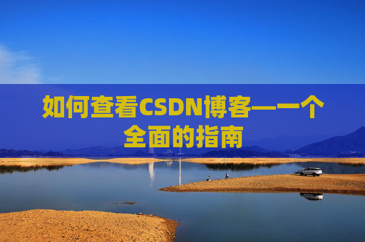 如何查看CSDN博客—一个全面的指南